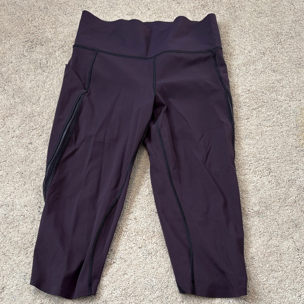 Lululemon purple capri